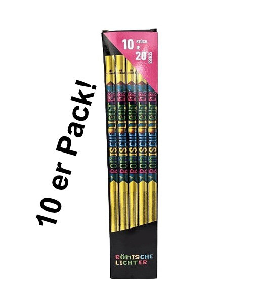 Römische Lichter 20 Schuss 10 er Pack