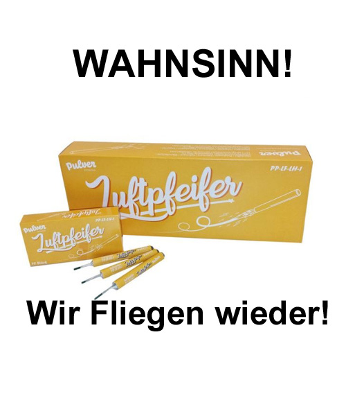 Luftpfeifer Luftheuler 10 er Schachtel Retro!