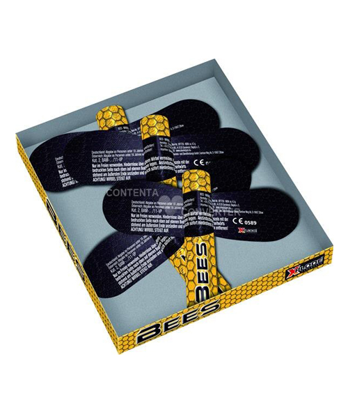 Bees 4 er Set Feuervögel