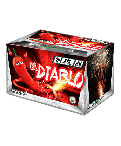 El Diablo Fontänen Batterie 50 Sek. KAUFTIPP