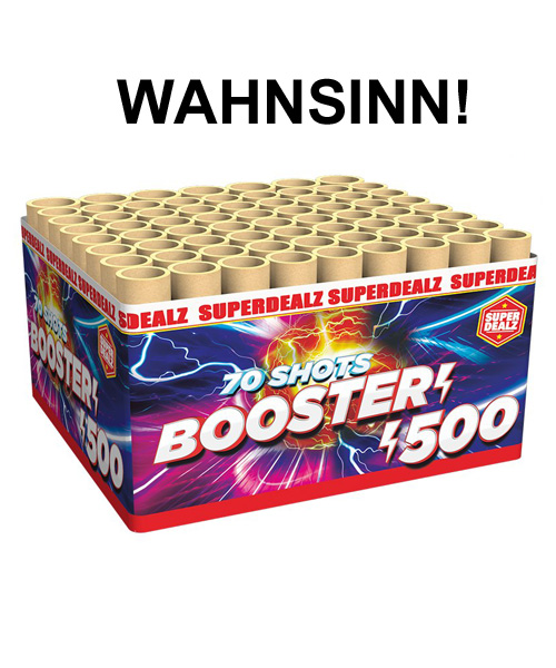Booster 500! 70 Schuss Batterie WOW! WOW!